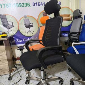 V Mesh Excutive Chair (Full Black)